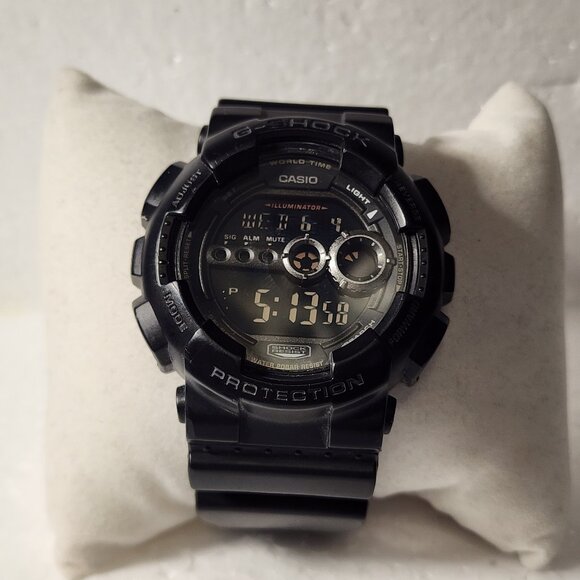 Casio G Shock Black - Digital GD100 - Picture 1 of 9